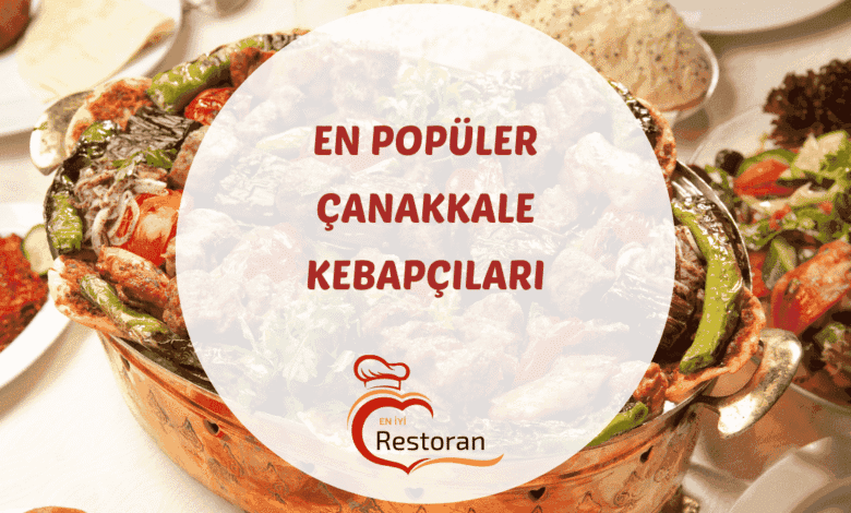 Çanakkale merkezde ocakbaşında pişen Adana kebap ve közlenmiş biber domates servisi