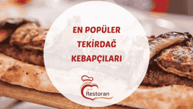 Tekirdağ'da mangal başında pişirilen kebap şişleri ve duman arasında servis hazırlığı