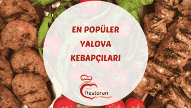 Yalova'da bir ocakbaşında közlenen kebapların mangal üzerindeki görünümü